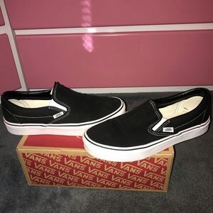 black slip on vans